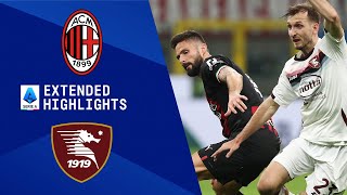 AC Milan vs Salernitana Extended Highlights  Serie A  CBS Sports Golazo [upl. by Charmaine571]