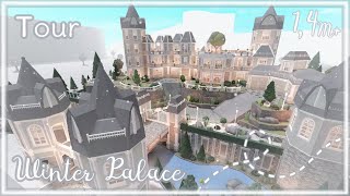 Bloxburg Build  Winter Palace tour 14M [upl. by Durrett]