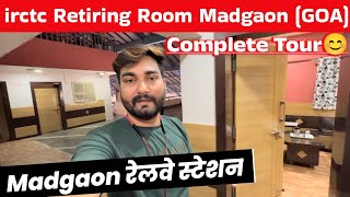 Irctc Retiring Room at MadgaonGOA Railway Station [upl. by Primo]