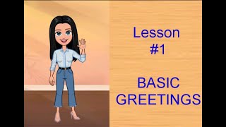 Lesson 1  BASIC GREETINGS Hiligaynon  Ilonggo Language [upl. by Aznerol117]