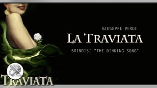 Traviata  Drinking Song  Lyrics [upl. by Jevon]