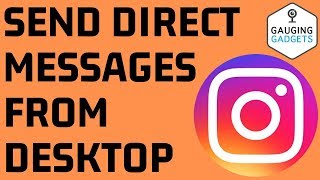 How to Direct Message on Instagram from Laptop Chromebook or Desktop PC [upl. by Aoniak]