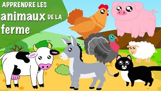 Apprendre les Animaux de la Ferme en Français  Vidéo pour les Enfants [upl. by Einberger]