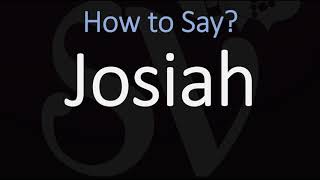 How to Pronounce Josiah CORRECTLY [upl. by Anij]