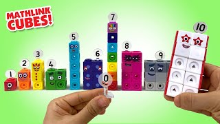 Lets Build Numberblocks Mathlink Cubes Zero to Ten by Learning Resources  Keiths Toy Box [upl. by Melas]