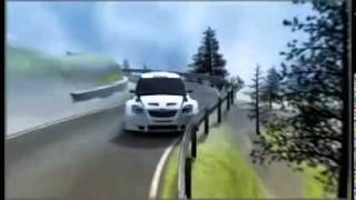 Robert Kubica crash 3D simulation 2011 Rally Ronde di Andora [upl. by Yelha]