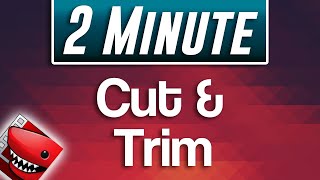 Lightworks  How to Cut and Trim Video Fast Tutorial [upl. by Namra]