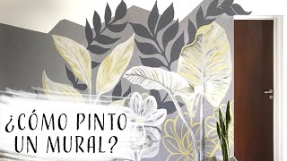 Así es como podés pintar un mural espectacular en tu hogar  Flor Bark [upl. by Aneev]