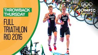 FULL Mens Triathlon  Rio 2016 Replay  Throwback Thursday [upl. by Yecnahc393]