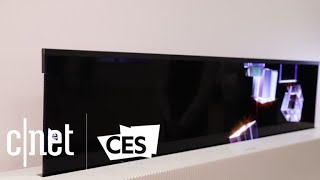 LG Display makes a 65inch TV that actually rolls up [upl. by Cired438]