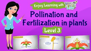 Pollination amp Fertilization in Plants  Science  Tutway [upl. by Yanej]