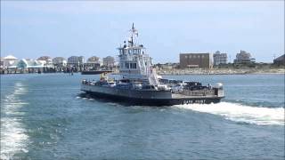 Hatteras  Ocracoke Island Ferry Ride North Carolina Outer Banks  USA [upl. by Natanhoj]