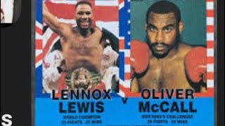 Lennox Lewis vs Oliver McCall [upl. by Airrat]