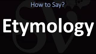 How to Pronounce Etymology CORRECTLY [upl. by Asoral]