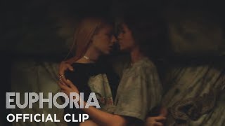 euphoria  rue and jules fall asleep season 1 episode 4 clip  HBO [upl. by Nirat]