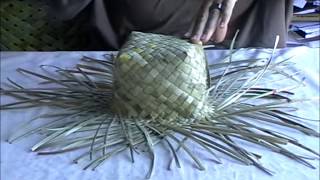 Potae Hat Tutorial with NZ Flax Phormium [upl. by Tova]