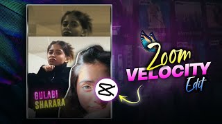 Smooth Zoom VELOCITY Effect Tutorial  Capcut  Hindi [upl. by Feldt286]