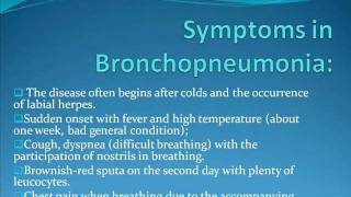 Bronchopneumonia  Causes Treatment and Symptoms [upl. by Mab606]