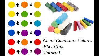 Como combinar colores con plastilina [upl. by Reneta]