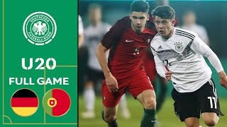 Germany vs Portugal 10  Full Game  U20 Friendly [upl. by Cogn]