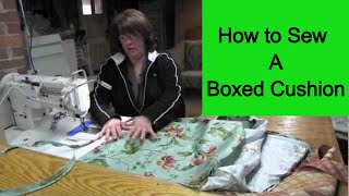 How To Sew A Boxed Cushion [upl. by Takeo]