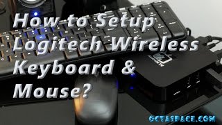 How to Setup Logitech MK220 Wireless Keyboard Mouse Combo to a Laptop or Tablet [upl. by Waynant]