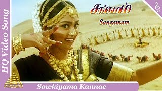 Sowkiyama Kannae Video Song  Sangamam Tamil Movie Songs RahmanVindhyaPyramid Music [upl. by Judy]