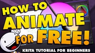 How To Animate in Krita for Beginners  FREE ANIMATION SOFTWARE [upl. by Tressia]