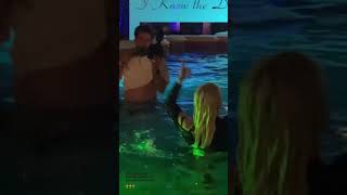 Billie Eilish celebrating in the pool quotHappier than everquot [upl. by Moule633]