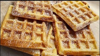 GAUFRES inratables 😱 Recette RAPIDE sans temps de repos [upl. by Naaitsirhc]