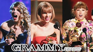 Taylor Swift Complete Grammys History 20082021 [upl. by Esertak]