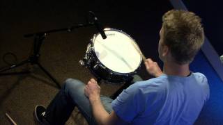 Tuning Your Snare Drum  Drum Lesson DRUMEO [upl. by Ecurb]