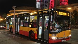 Buses and Trams of Warsaw Autobusy i tramwaje w Warszawie [upl. by Hallett943]