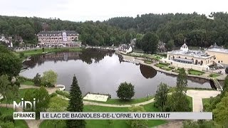 VUE DEN HAUT  Le lac de BagnolesdelOrne [upl. by Eldreda]