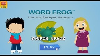 Antonyms Synonyms amp Homonyms  Game Kids Fourth Grade [upl. by Sandra]