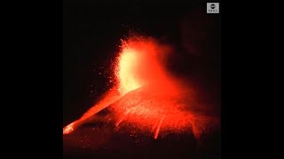 Mount Etna Erupts In Early Morning Show l ABC News [upl. by Costin]