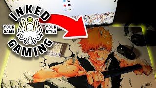 Inked gaming mousepad unboxing and review best custom mousepad [upl. by Rialb959]