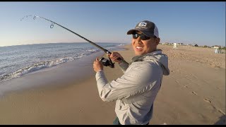 Surf Fishing Catch fish in MINUTES [upl. by Ehgit]