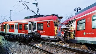 Ein Toter und mehrere Verletzte nach SBahnKollision in München [upl. by Sibeal455]