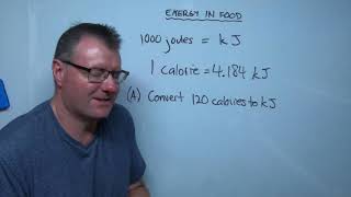 Joule to calorie conversions [upl. by Deden]