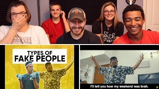 Jordindian  Types Of Fake People  REACTION [upl. by Ardie870]