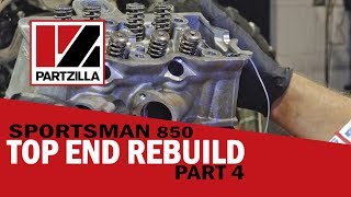 Polaris Top End Rebuild Part 4 Set Cam Timing amp Install Cylinder Head  Partzillacom [upl. by Natiha857]