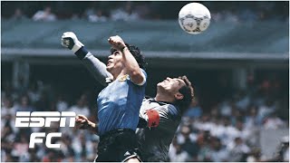 Diego Maradona turns 60 ‘Hand of God’ goal will go down in history  ESPN FC [upl. by Spanjian633]