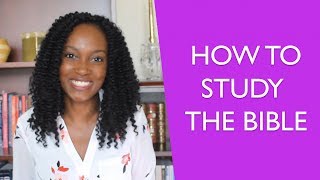 How to Study the Bible  Easy 4 Step Bible Study Method [upl. by Ybroc109]