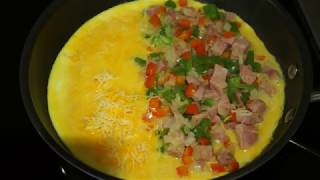 Western Omelet Easy Step By Step Chef [upl. by Atlee]