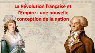 Premières 👑La Révolution et lEmpire une nouvelle conception de la Nation  cours complet [upl. by Ailido500]