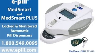 epill MedSmart Locked Automatic Pill Dispenser Monitored or Standalone [upl. by Rehpinej851]