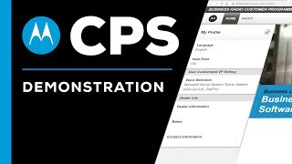 Motorola CPS Software  Walkthrough And Tutorial [upl. by Rastus]