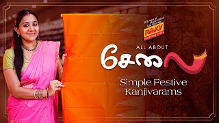 Simple Festive Kanjivarams  All About Selai by RmKV  Kanchipuram Silk Sarees [upl. by Tansey918]