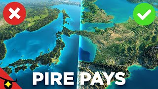 8 PAYS à la PIRE GÉOGRAPHIE 🗺️ [upl. by Karla509]